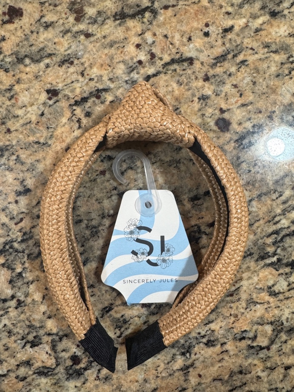 Sincerely Jules Tan Woven  Headband